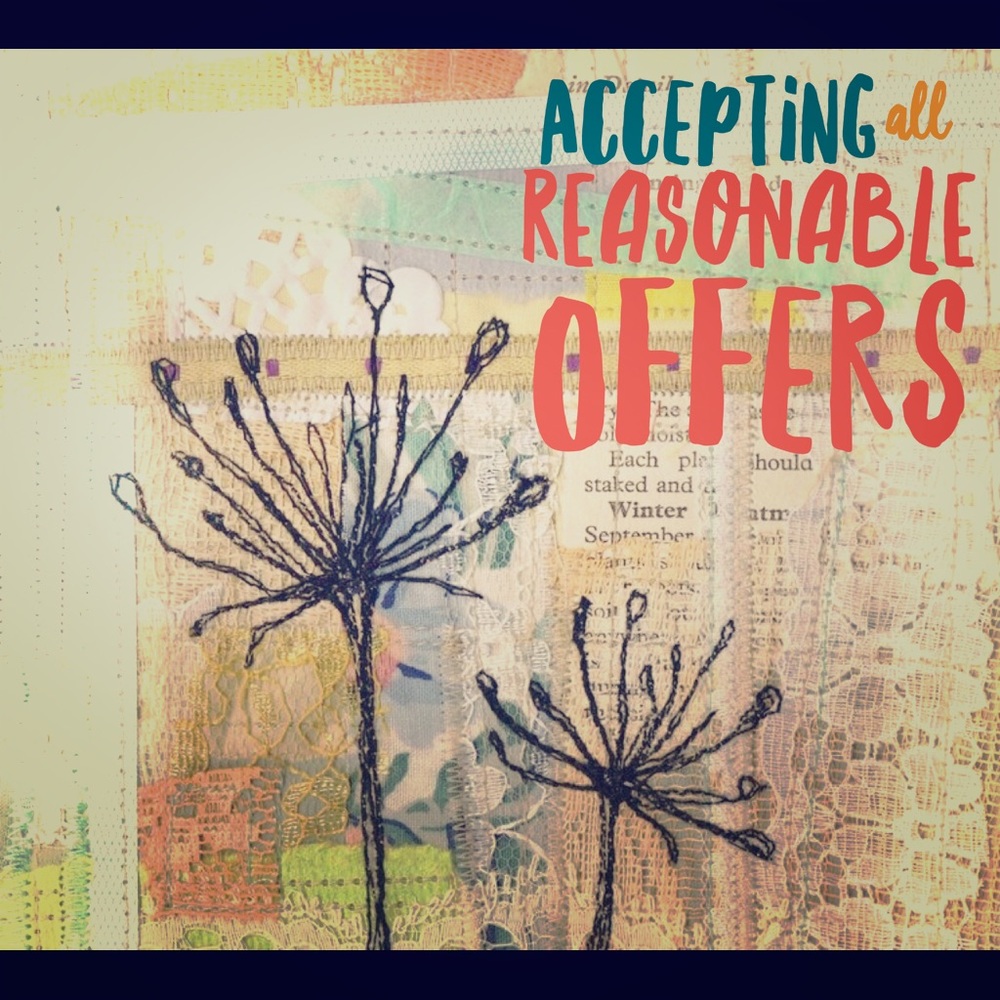 Accepting all reasonable offers!